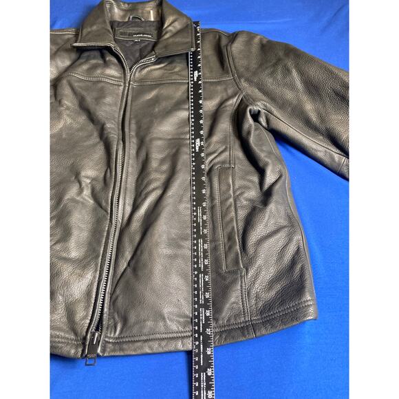 VTG Wilson Leather Mens Coat Jacket XL Thinsulate Quilted Lining Full Zip Heavy - Picture 6 of 13